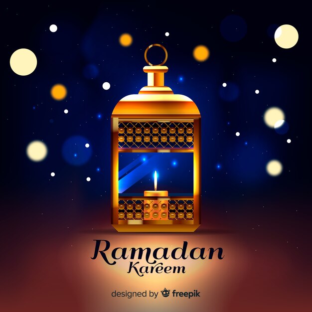 Realistischer Ramadan-Hintergrund