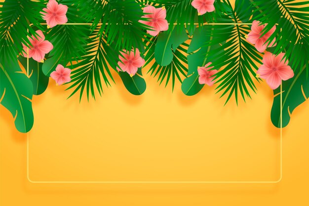 Realistischer Sommerhintergrund