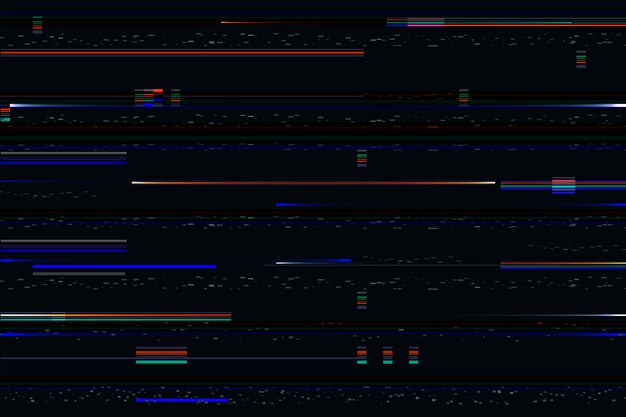 Realistischer vhs-effekthintergrund