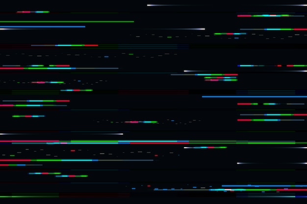 Kostenloser Vektor realistischer vhs-effekthintergrund