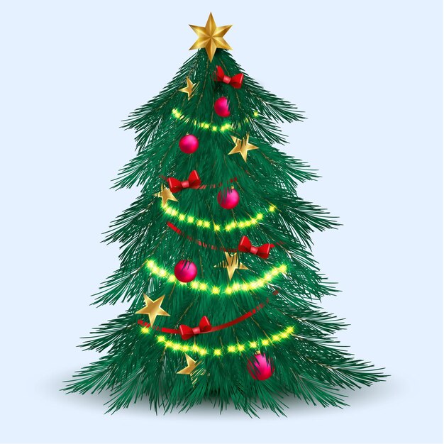 Realistischer Weihnachtsbaum
