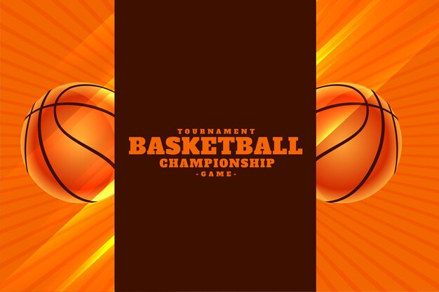 Realistisches Basketball-Meisterschaftsturnier