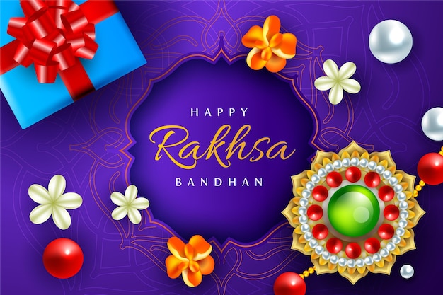 Realistisches raksha bandhan konzept