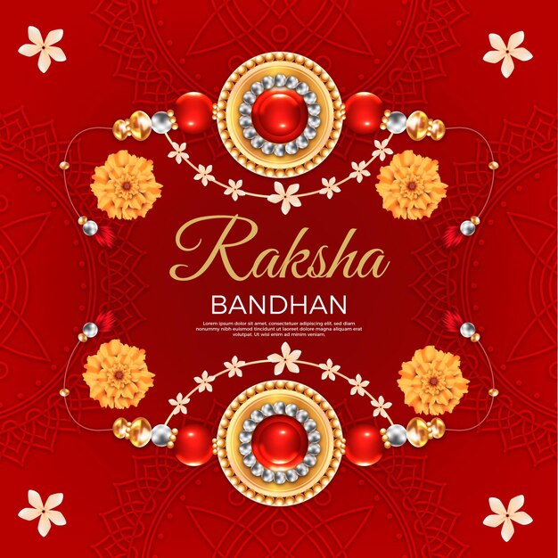 Realistisches Raksha Bandhan Konzept