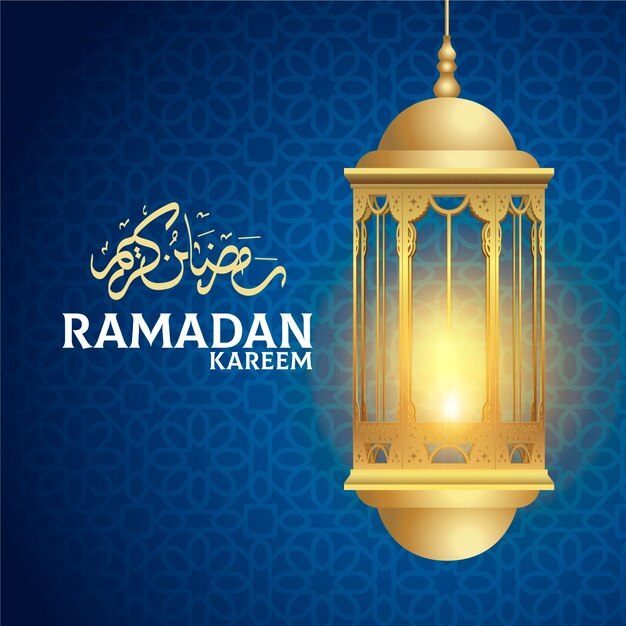 Realistisches Ramadan-Hintergrundkonzept