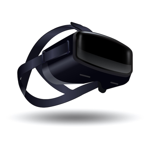 Kostenloser Vektor realistisches virtual-reality-headset