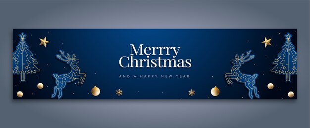 Realistisches Weihnachts-Twitch-Banner