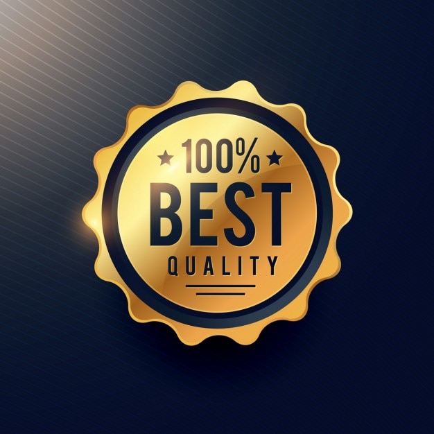 realitätsnahe beste Qualität Luxus Golden Label für Ihre Markenwerbung