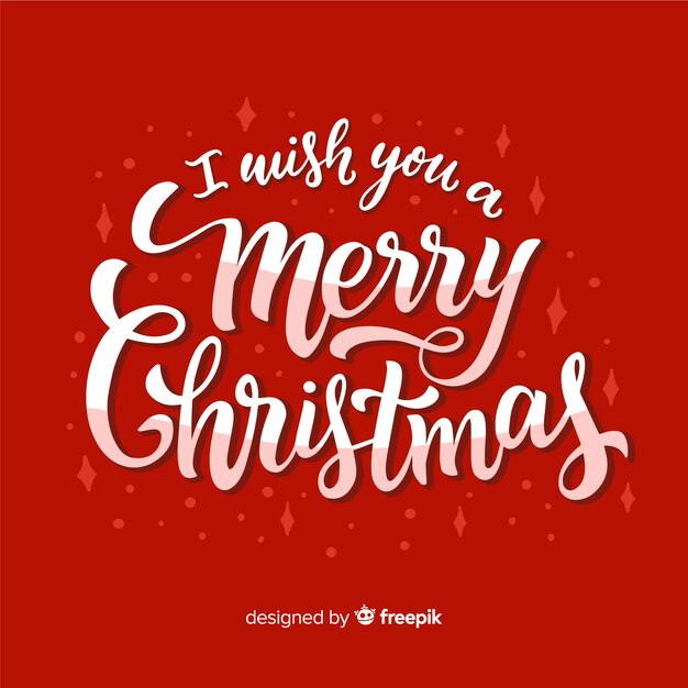 Red frohe weihnachten schriftzug | Kostenlose Vektor