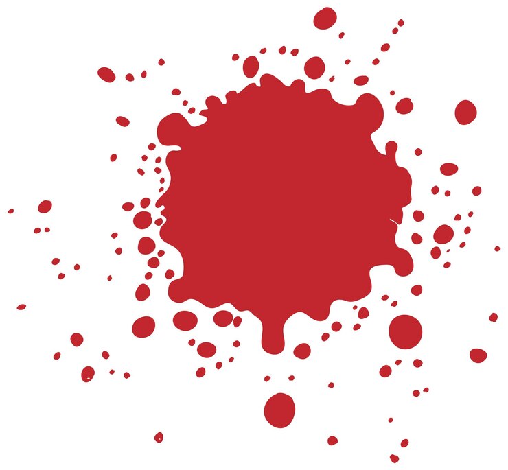 Kostenlose Vektor red paint splash vector-bildgebung