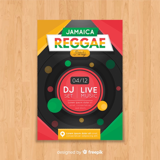 Reggae-party-flyer