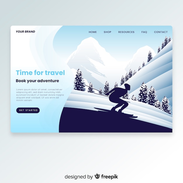 Reise-landing-page