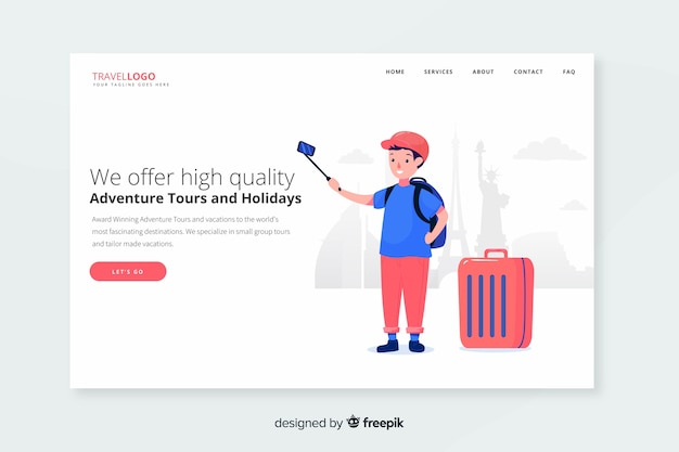 Reise-landing-page