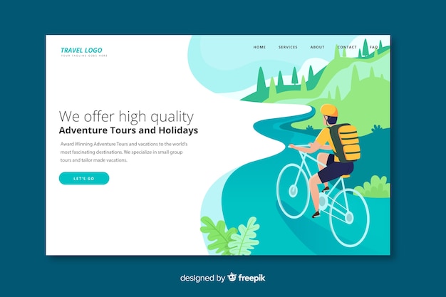 Reise-landing-page