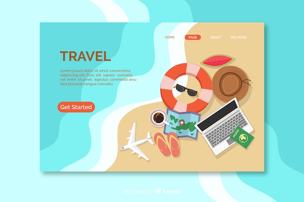 Reise-landingpage