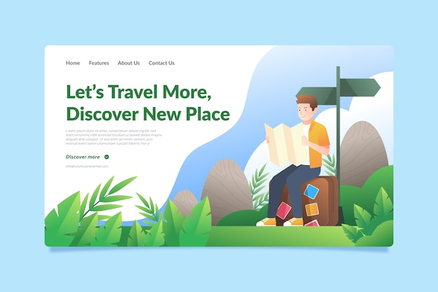 Reise-landingpage