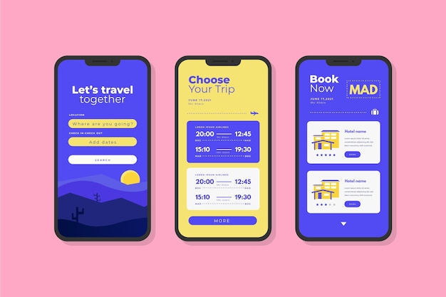 Reisebuchungs-app