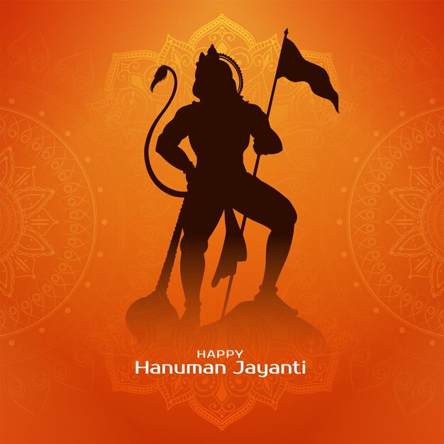 Religiöse Hintergrund des heiligen indischen Festes Happy Hanuman Jayanti