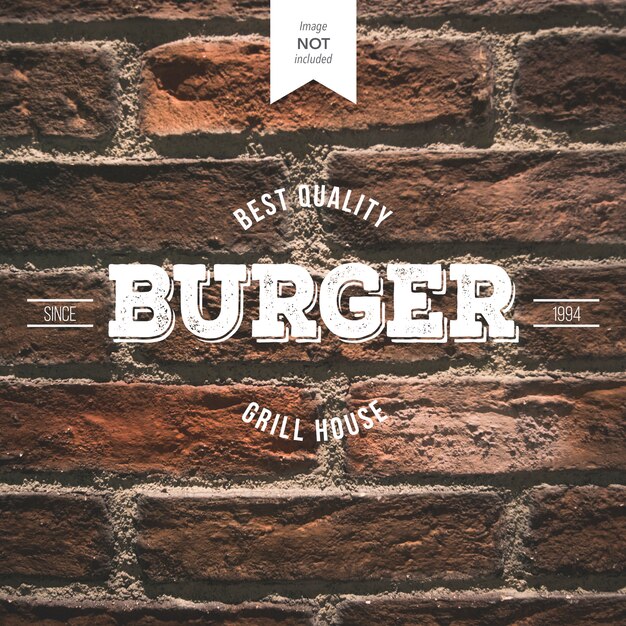 Retro Burger Logo