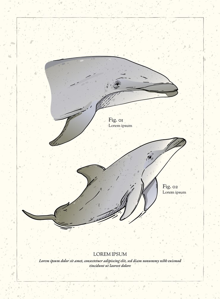 Kostenlose Vektor retro handgezeichnete tierillustration