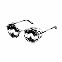 Kostenloser Vektor retro sonnenbrille