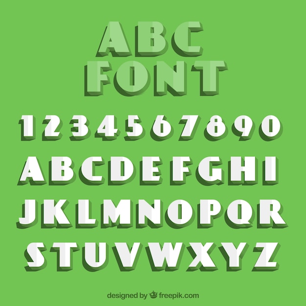 Retro typografie mit falten