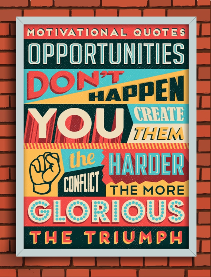 Kostenlose Vektor retro vintage-motivplakat