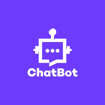 Roboter-cyborg-chat-nachrichtensymbol-logo-design-premium-vektor