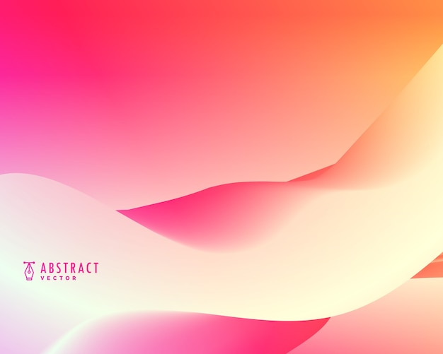 rosa abstraktes Vektor wellig Hintergrund Design