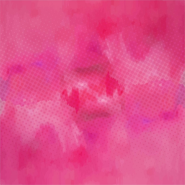 Kostenloser Vektor rosa aquarell hintergrund