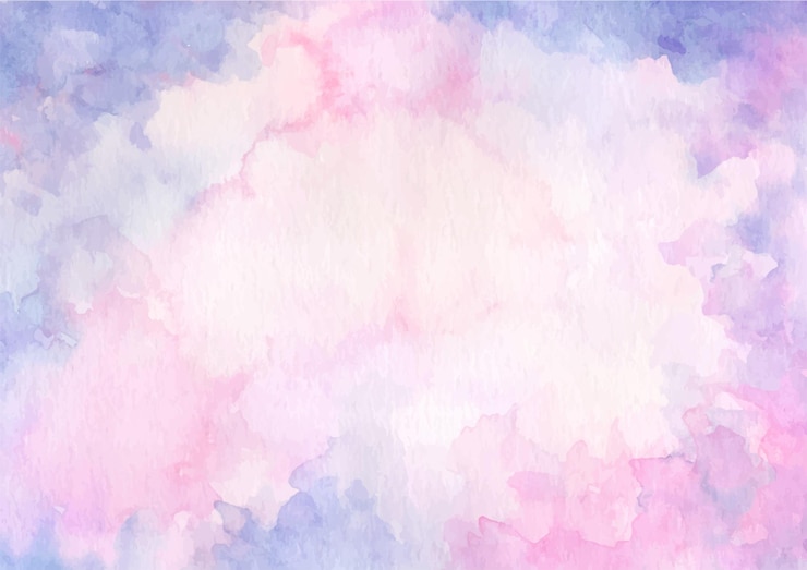 Kostenlose Vektor rosa purpurroter abstrakter beschaffenheitshintergrund des pastells mit aquarell