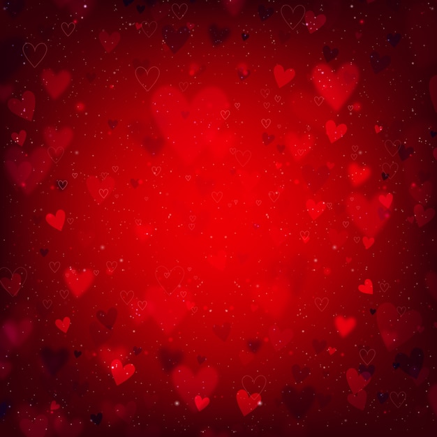 Rote Herzen Hintergrund