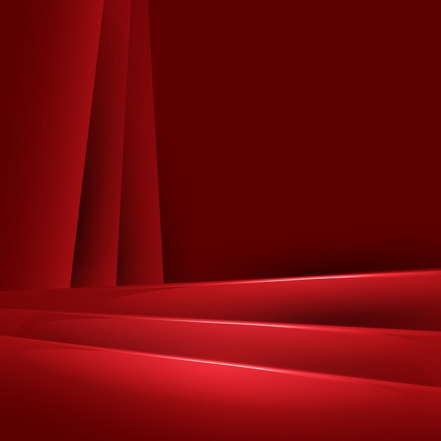 Roter geometrischer Hintergrund