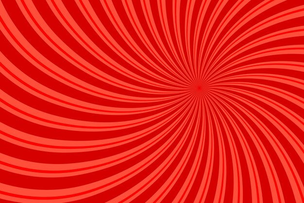 Roter Strudelhintergrund des flachen Designs