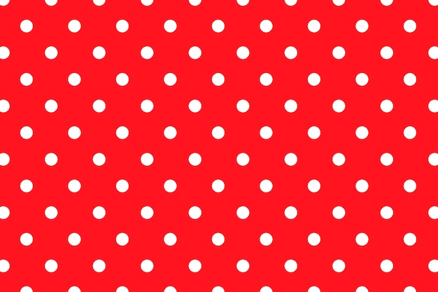 Roter Tupfenhintergrund des flachen Designs