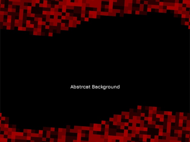 Roter und schwarzer Mosaikmusterhintergrund