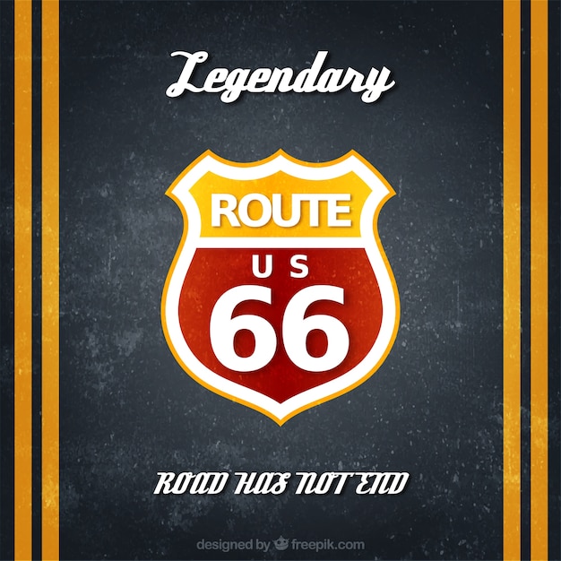 Route 66 badge