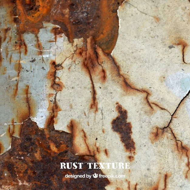 Rusty Wand, realistischen Stil