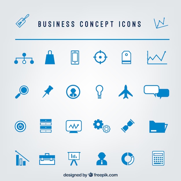 Sammlung von Business-Symbol