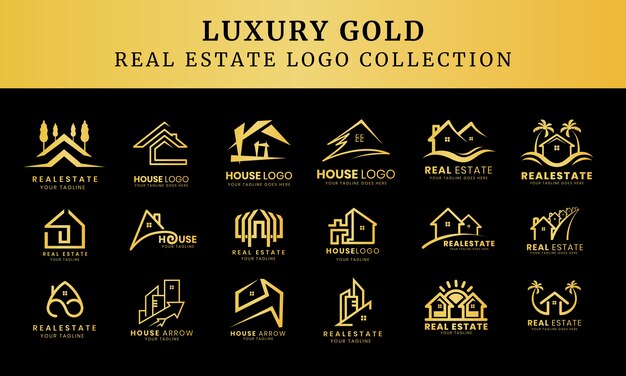 Premium Vektor Immobilien Und Bau Logo Design Fur Unternehmen
