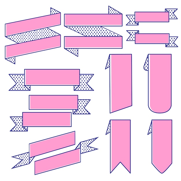 Satz bandfahnenvektoren