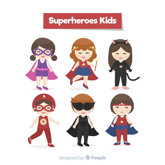 Satz superheldenkinder