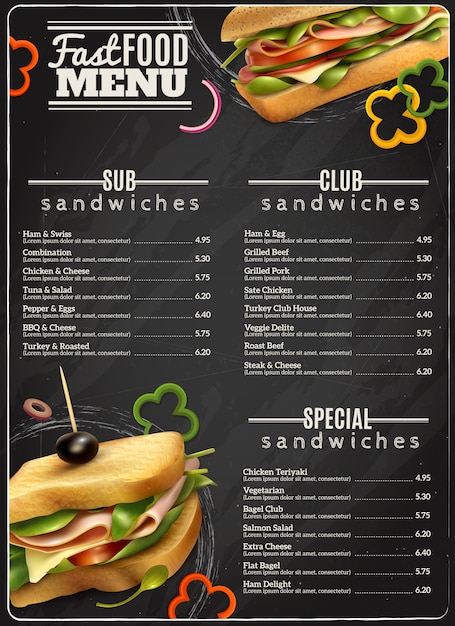 Schnellimbiss-sandwich-menü-anzeigen-plakat