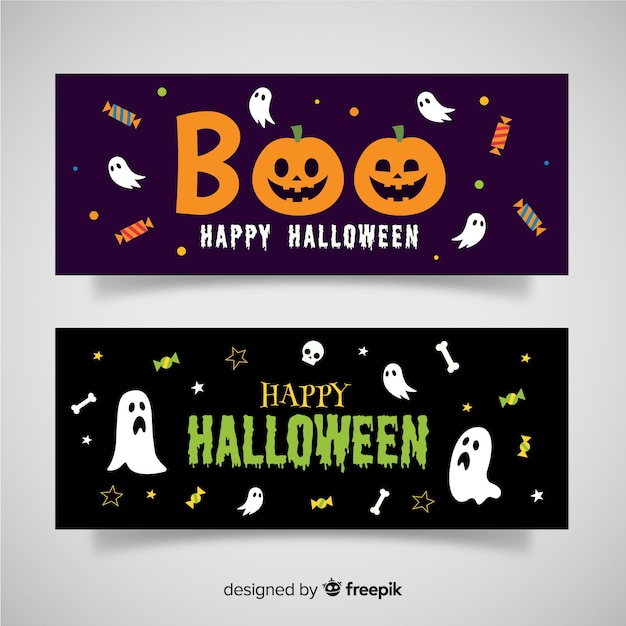 Schöne halloween-banner