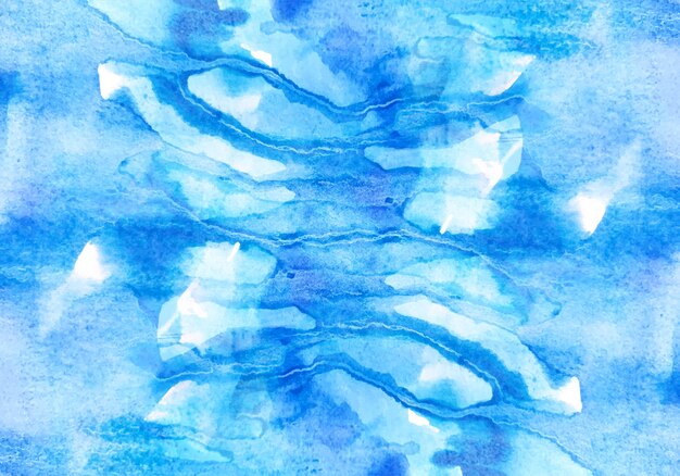 Schöner blauer Aquarellbeschaffenheitshintergrund