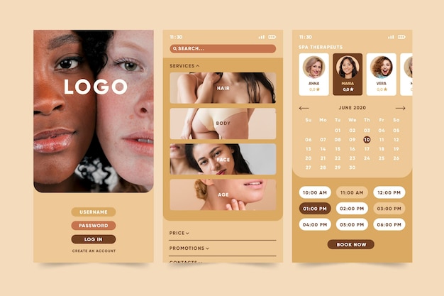 Schönheitssalon buchungs-app