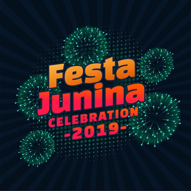 Schriftzug festa junina 2019