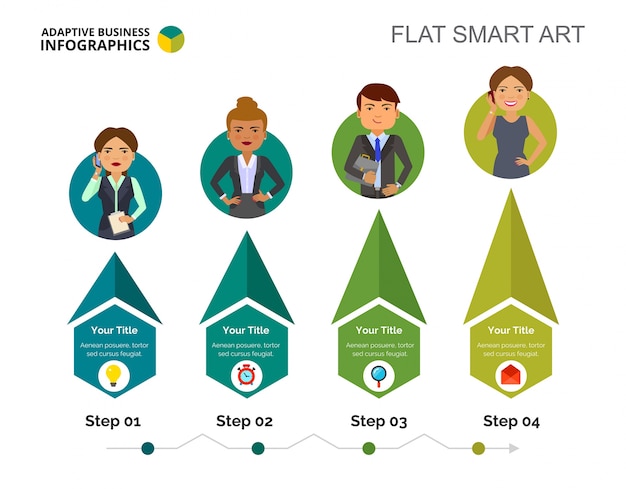 Schritt diagramm folie vorlage