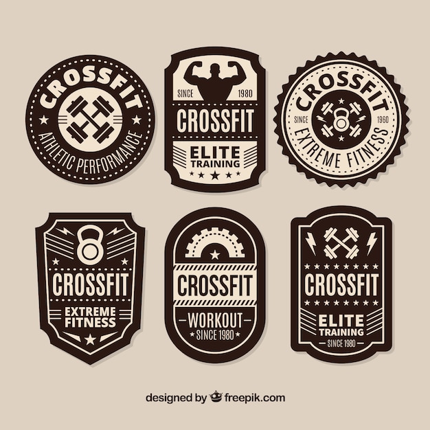 Schwarz-weiß-crossfit-lable-kollektion