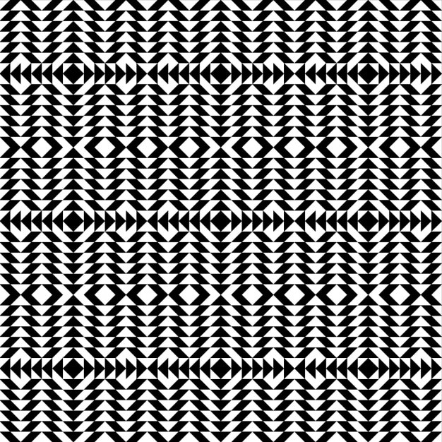 Kostenlose Vektor schwarz-weiß-muster op art